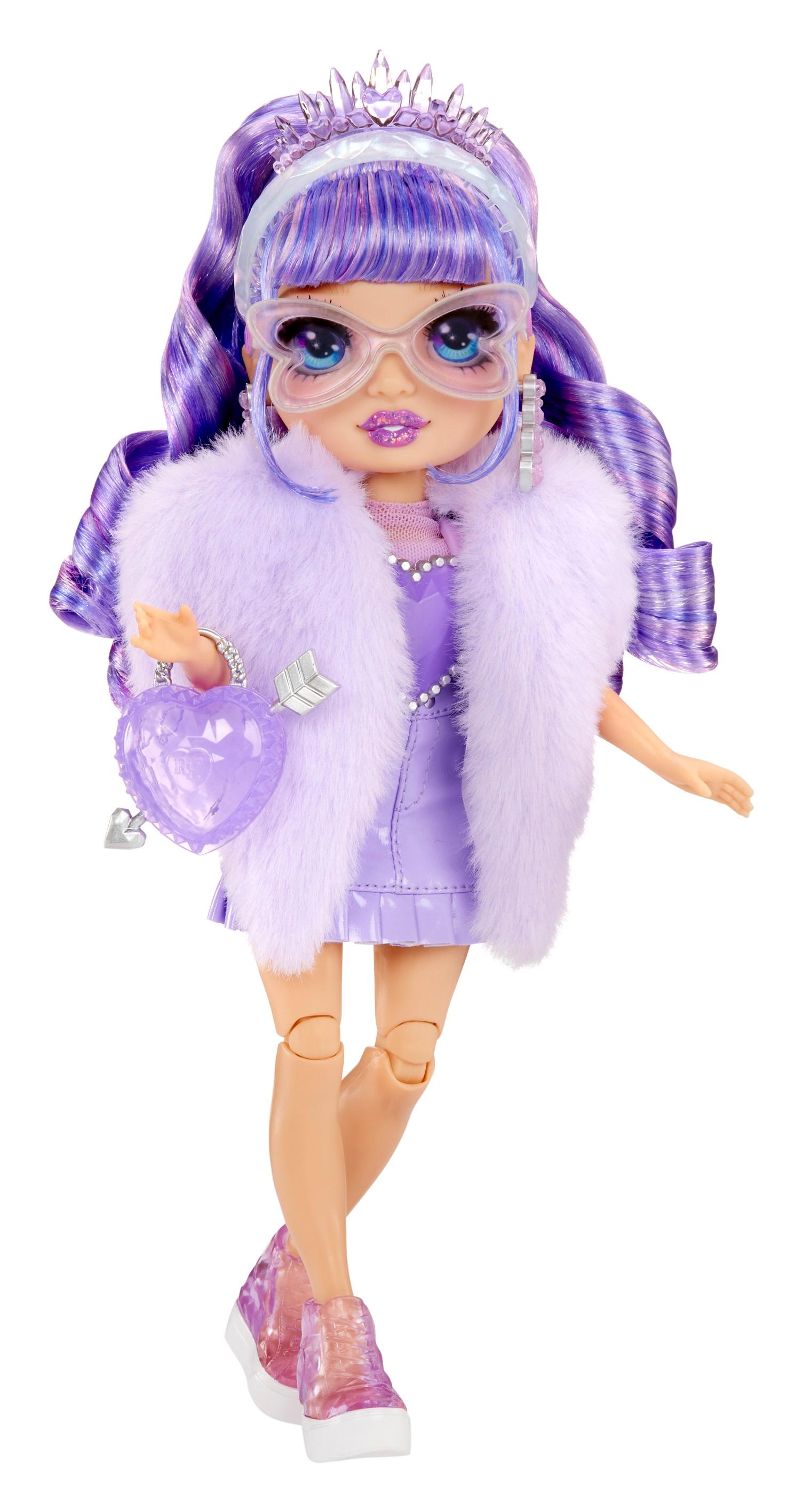 Produktbild Rainbow High Creative Crystals Fashion Doll- Violet 11 von 12