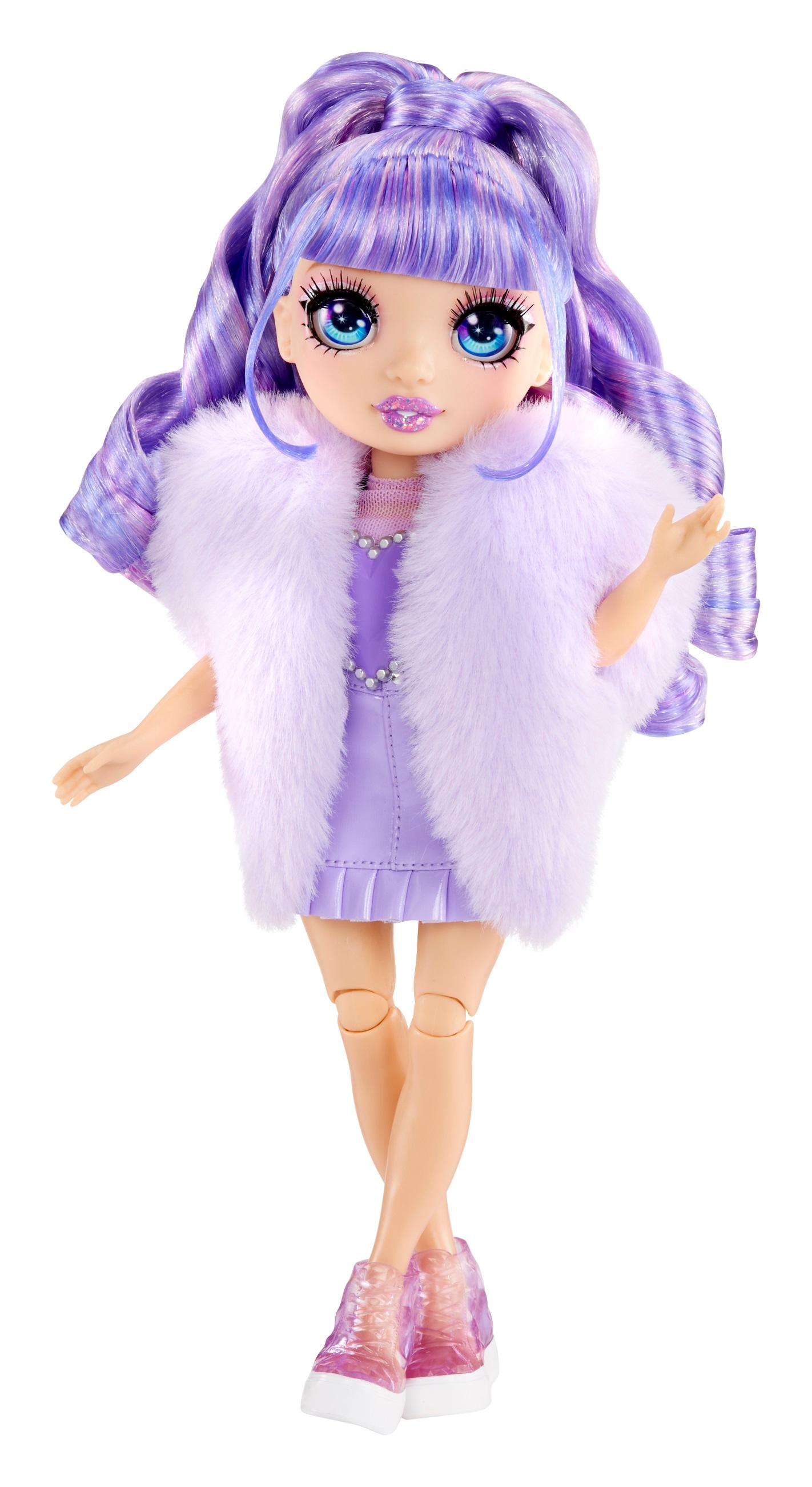 Produktbild Rainbow High Creative Crystals Fashion Doll- Violet 9 von 12