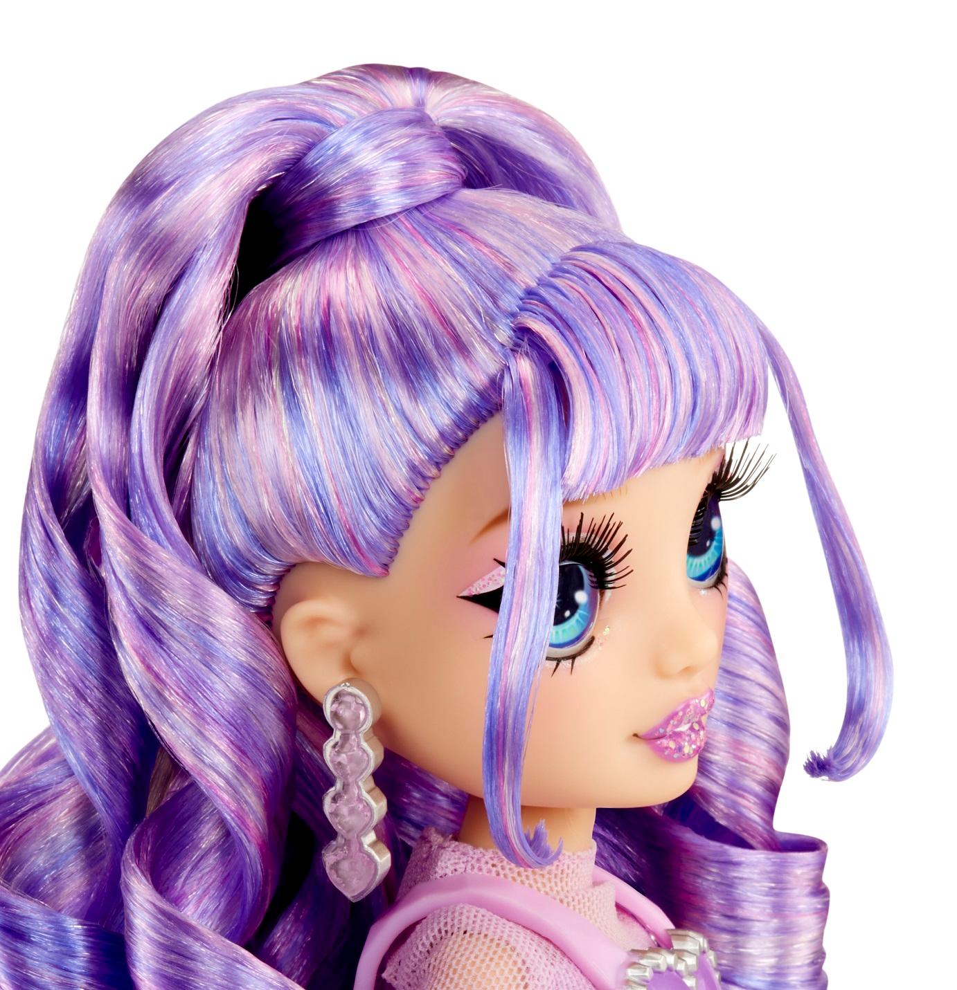 Produktbild Rainbow High Creative Crystals Fashion Doll- Violet 3 von 12
