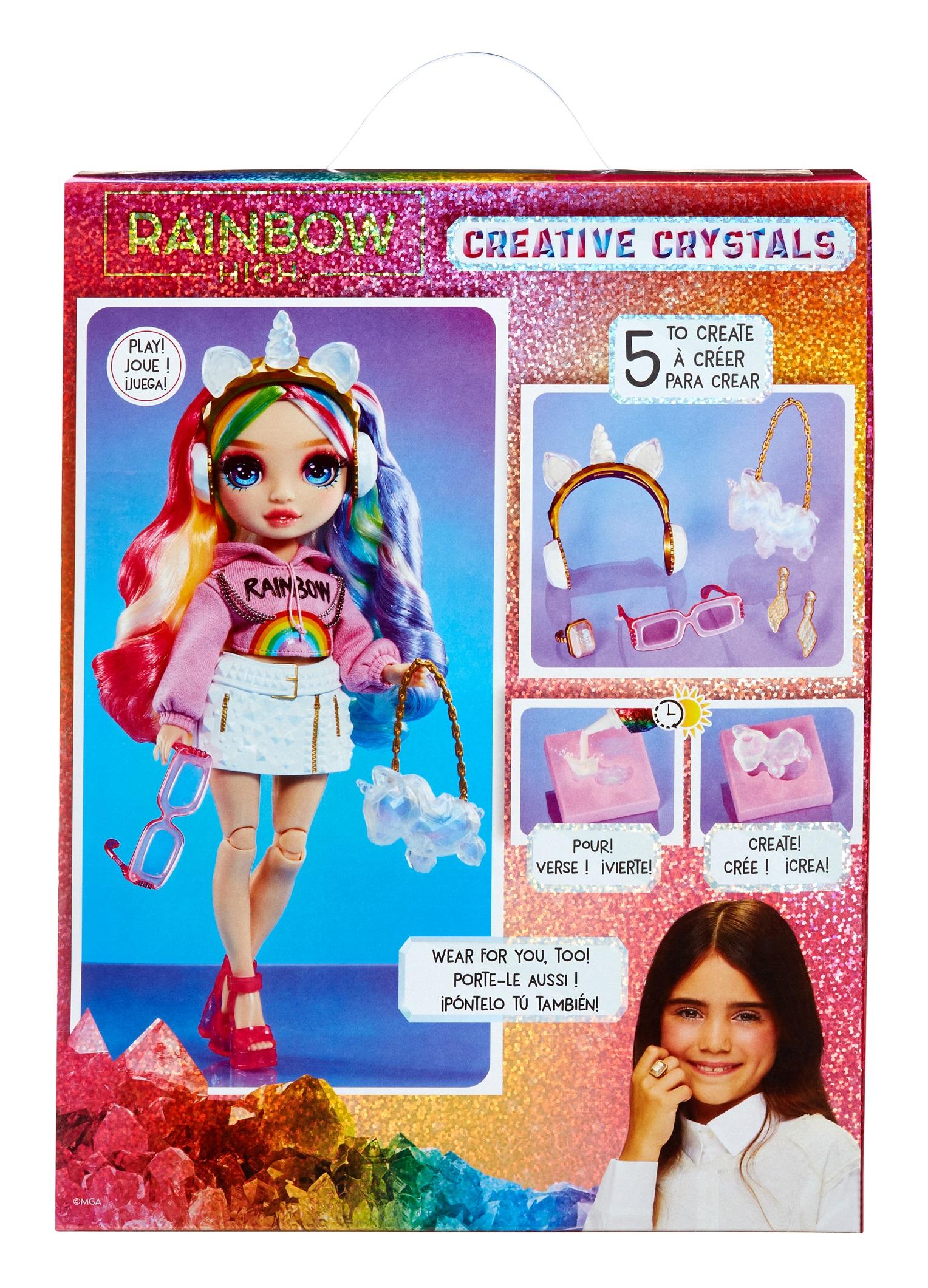 Produktbild Rainbow High Creative Crystals Fashion Doll- Amaya 5 von 12