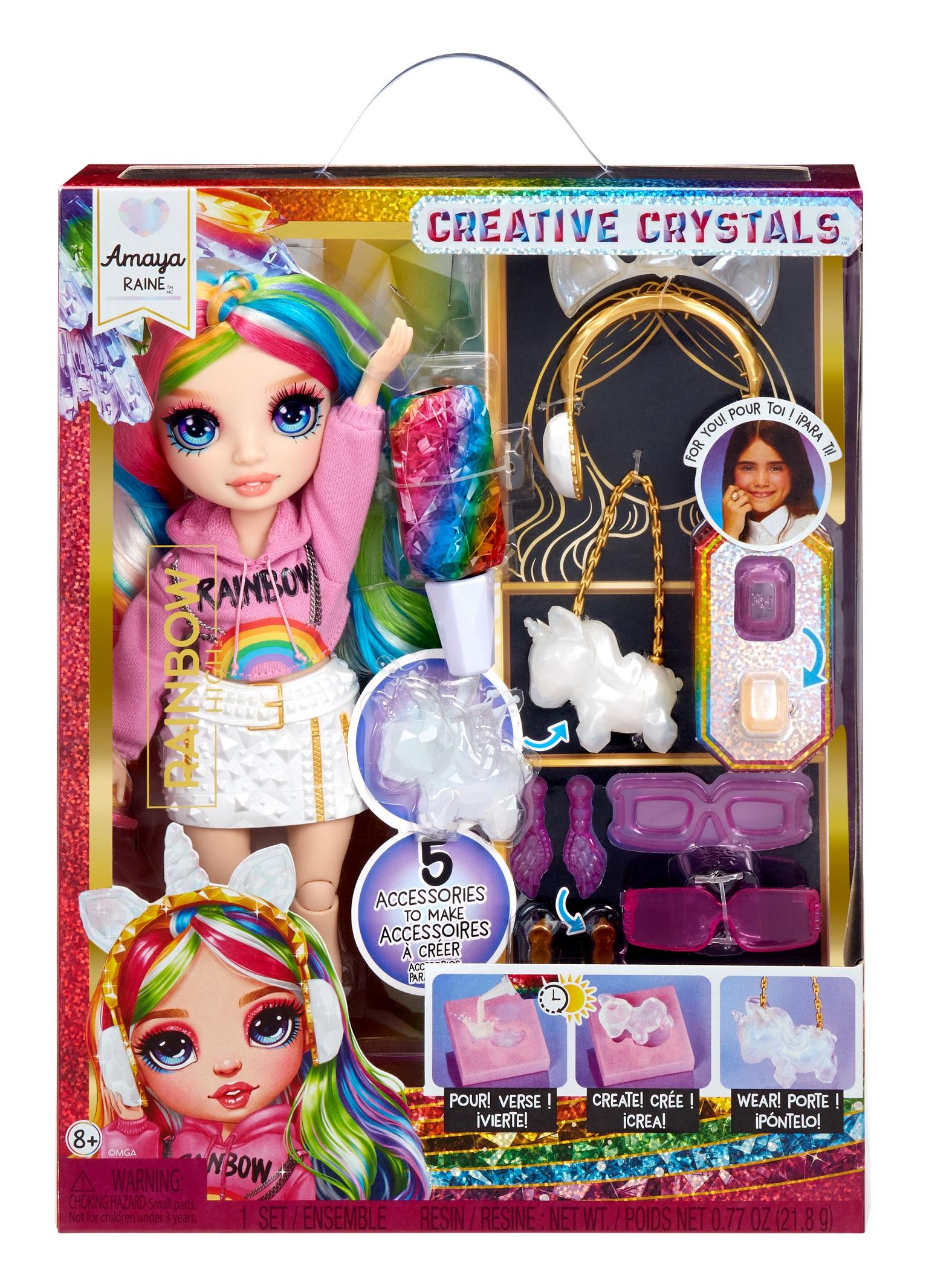 Produktbild Rainbow High Creative Crystals Fashion Doll- Amaya 11 von 12