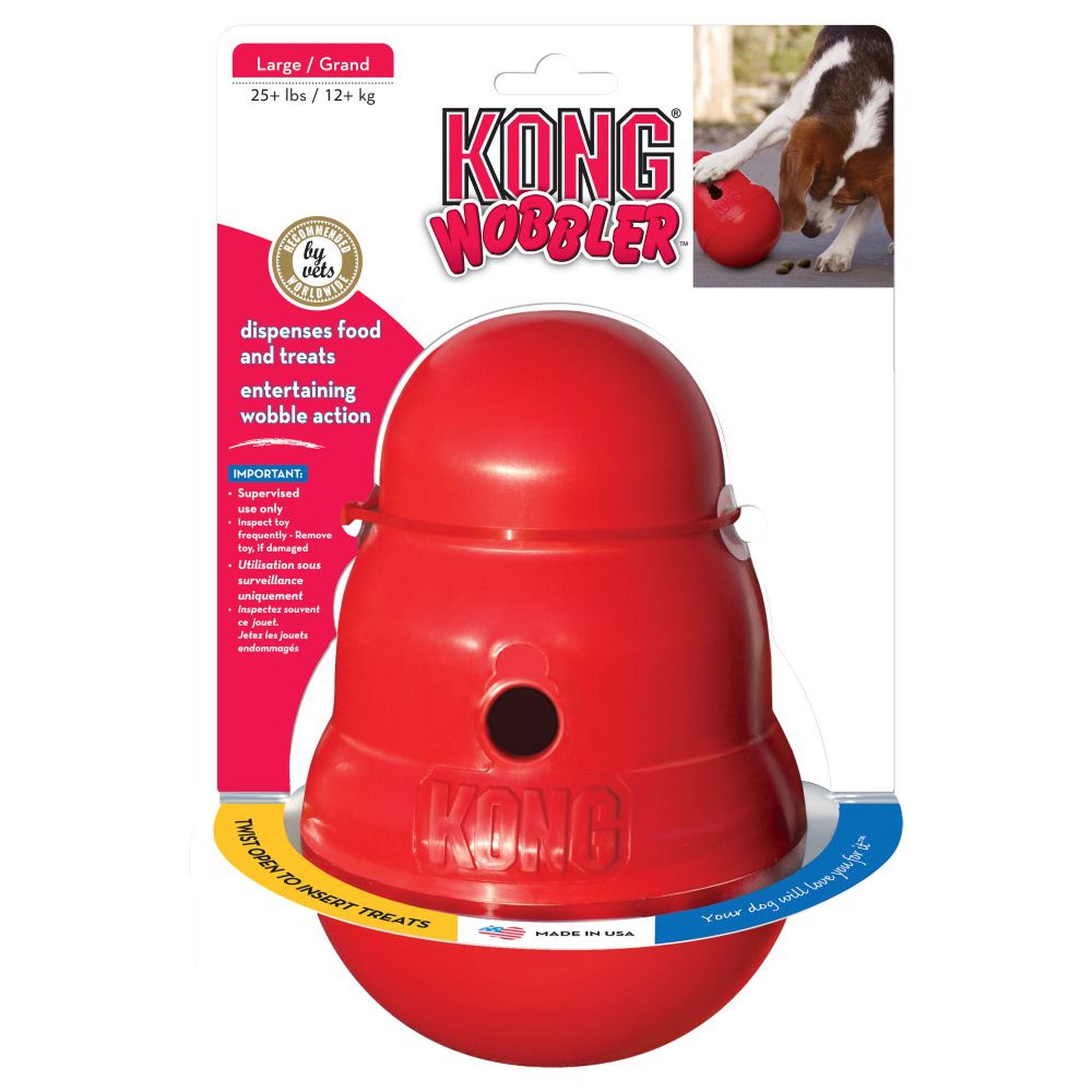 KONG Hundespielzeug Wobbler rot 15 cm