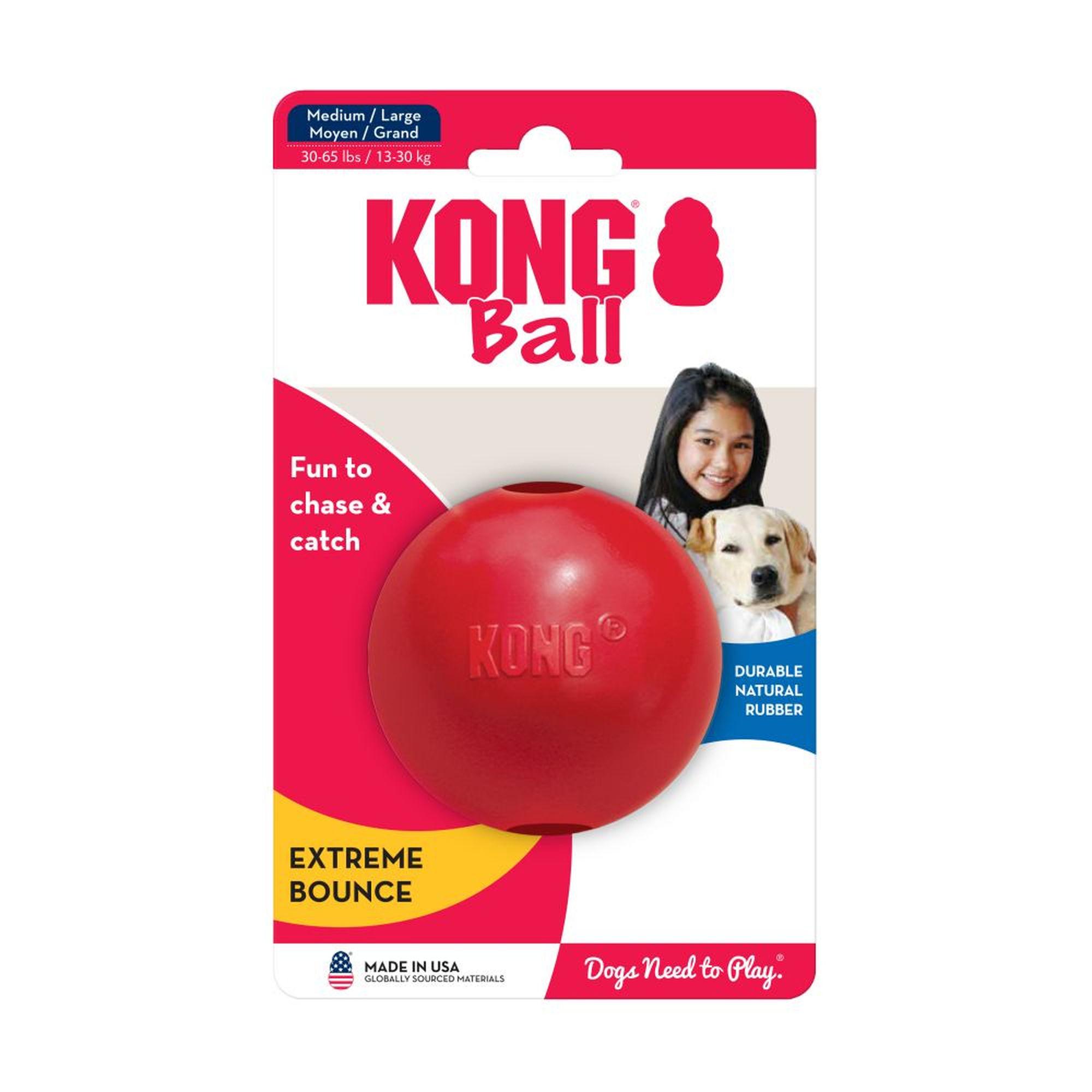 KONG Hundespielzeug Ball S rot 6,5 cm