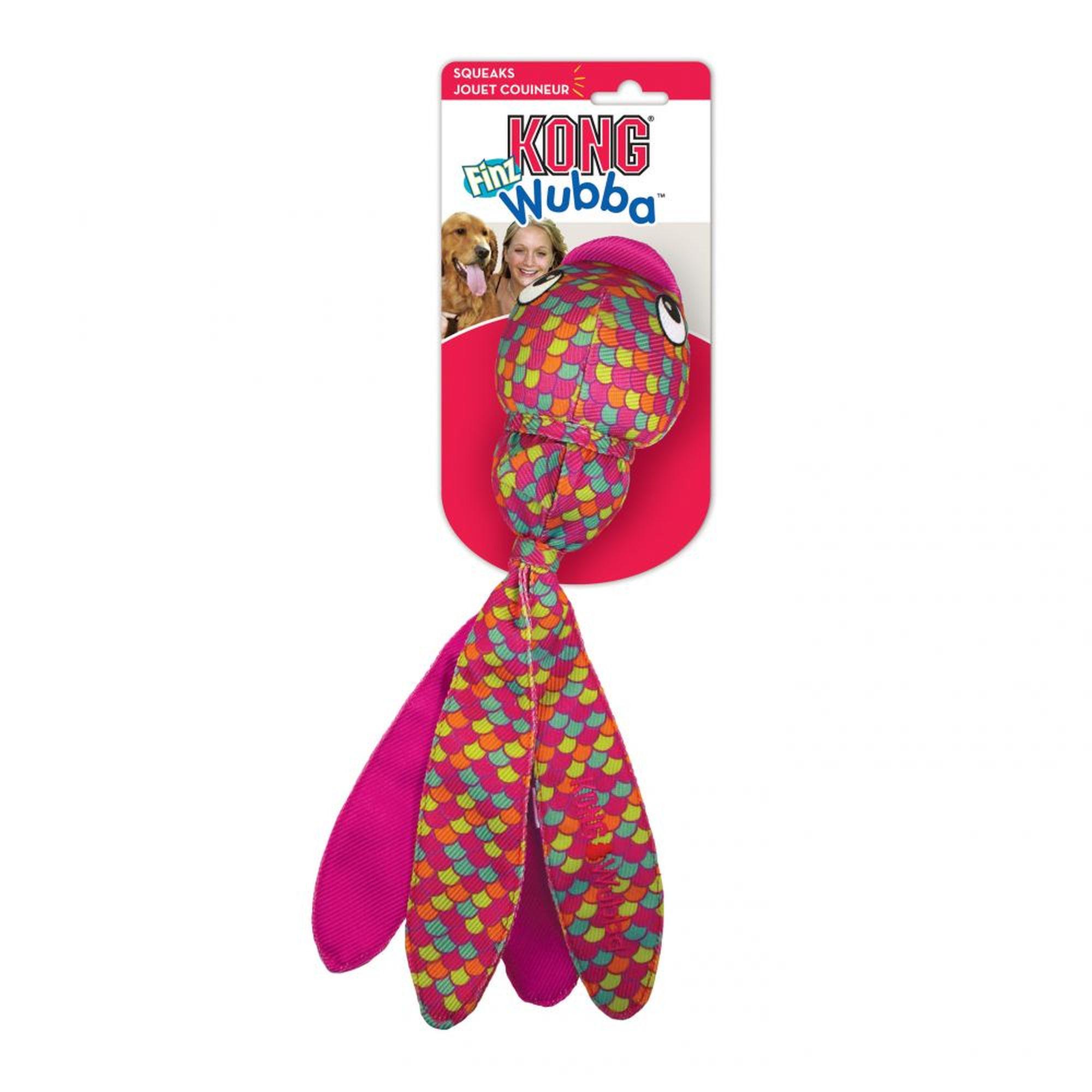 KONG Hundespielzeug Wubba Finz Pink S