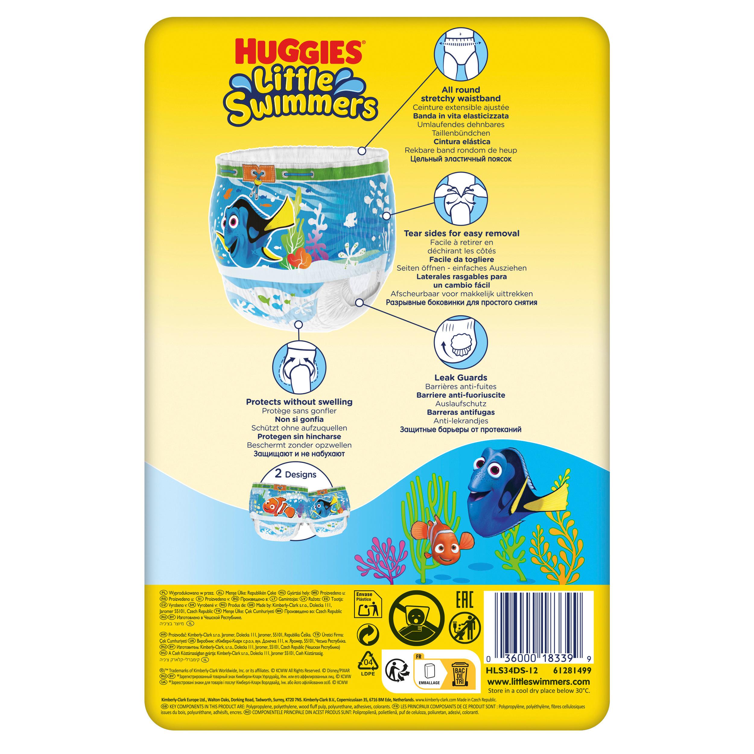 Produktbild Huggies Schwimmwindeln Little Swimmers Gr.3-4 3 von 9