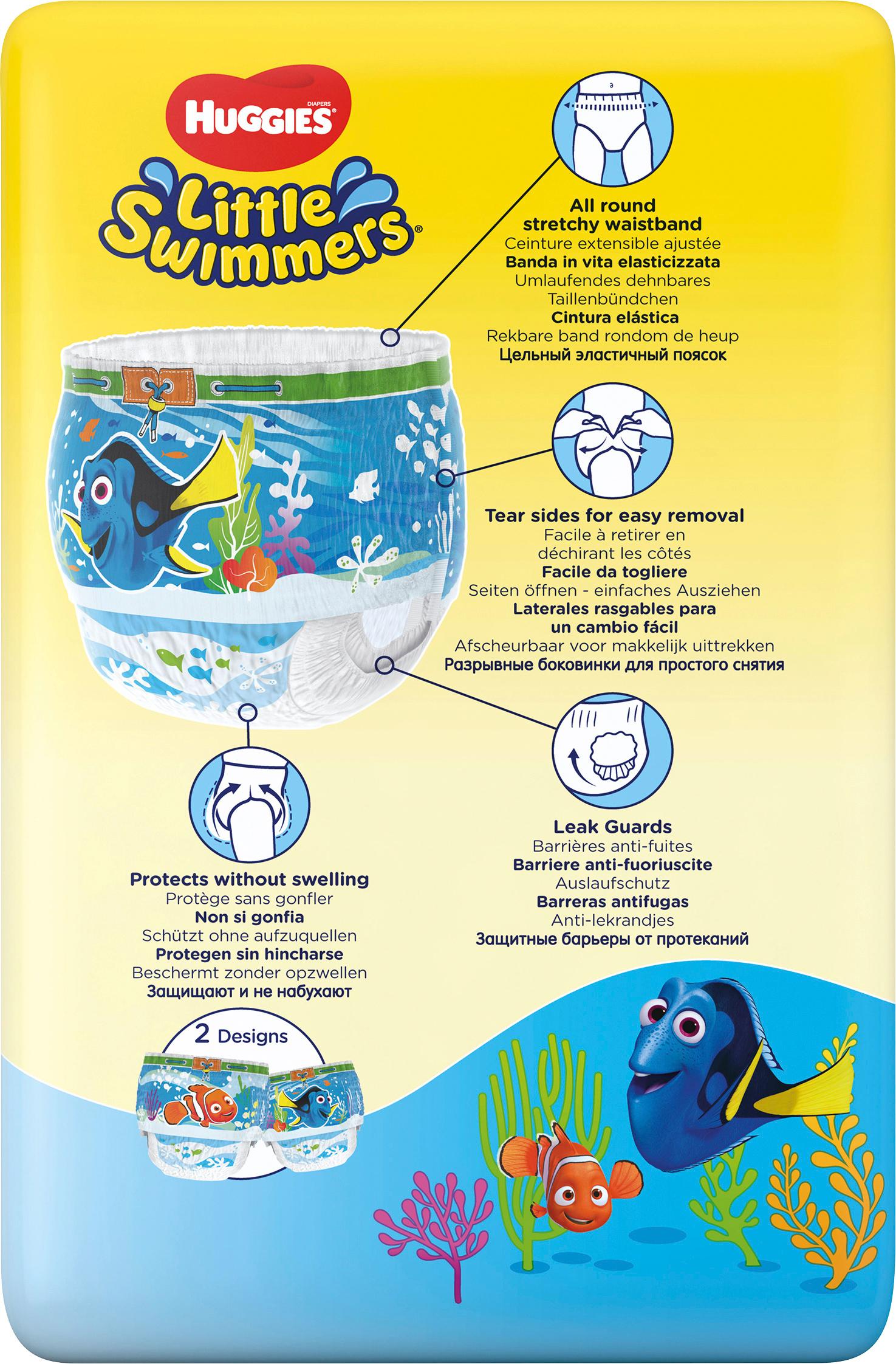 Produktbild Huggies Schwimmwindeln Little Swimmers Gr.3-4 2 von 9