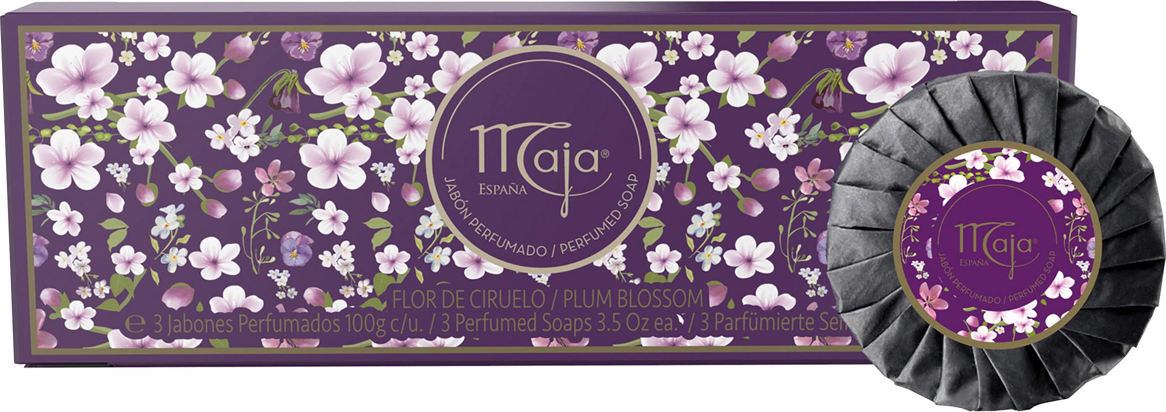 Produktbild Maja Seife Pflaumenblüte rund im Set 3 von 4