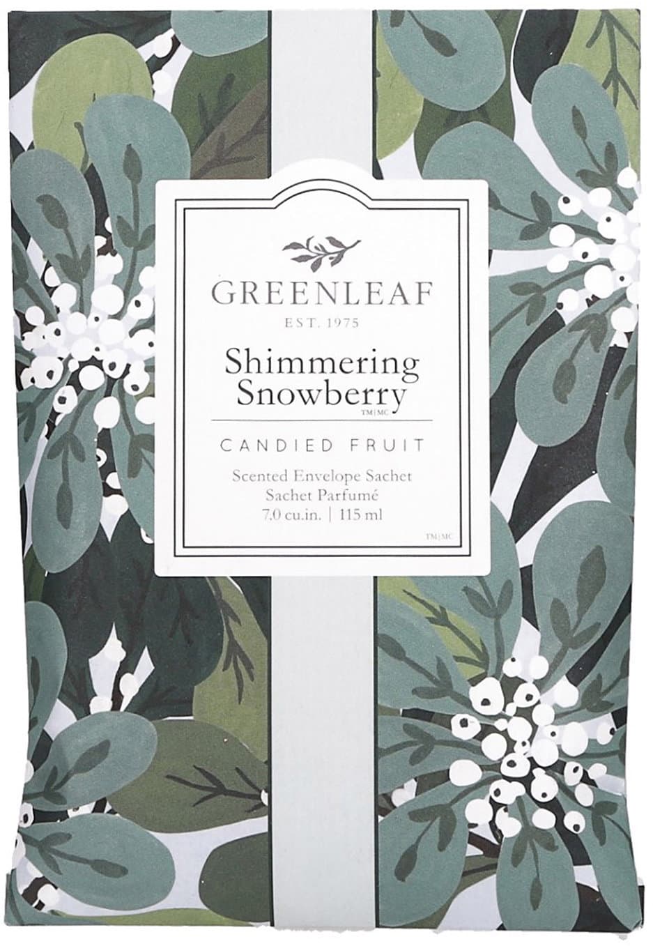 GREENLEAF Large Sachets Shimmering Snowberry