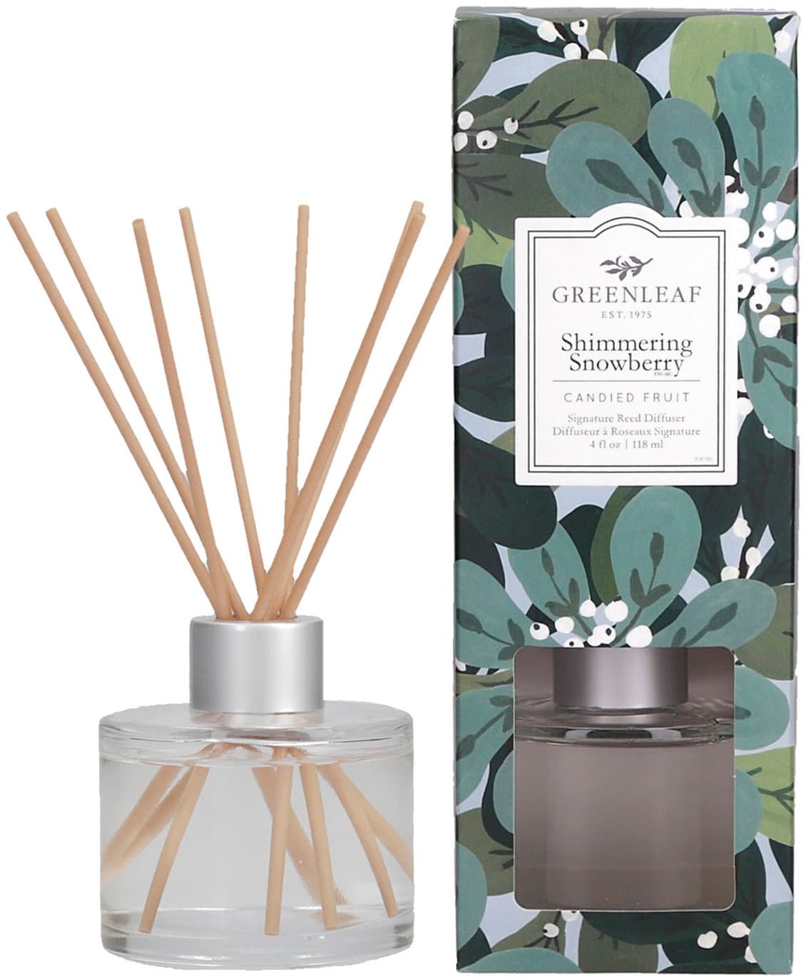 GREENLEAF Signature Reed Diffuser Shimmering Snowberry