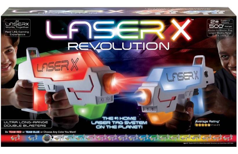 Laser X - Revolution Two Player Long Range Laser Tag Gaming Blaster Set