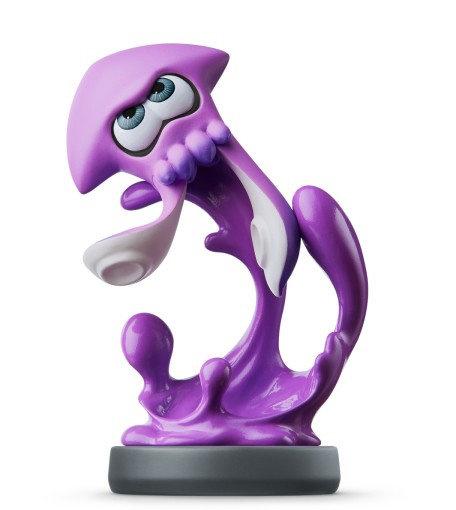 amiibo Figur Splatoon Tintenfisch (Neon-Lila)
