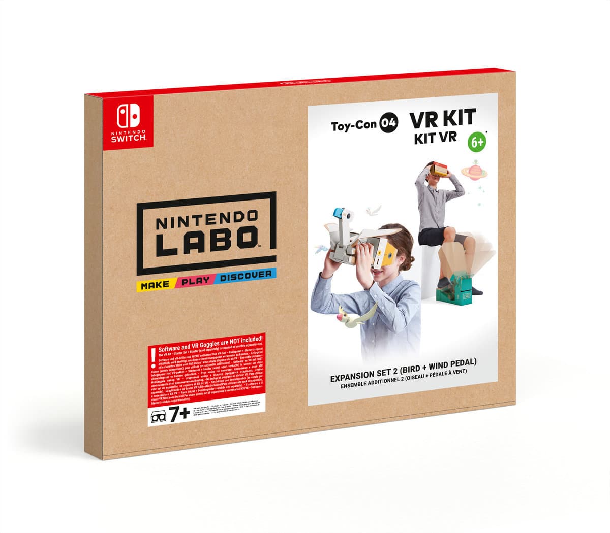 Nintendo Labo - Toy-Con 04 VR-Kit Erweiterungspaket 2 (Vogel + Windpedal) - Nintendo Switch