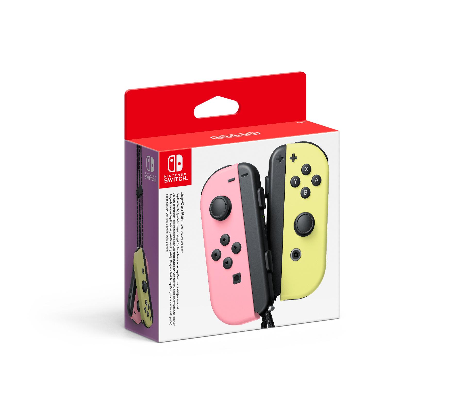 Joy-Con 2er-Set pastell-rosa und pastell-gelb