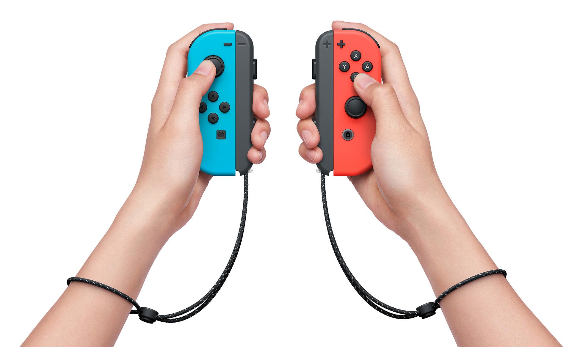 Produktbild Nintendo Switch - Konsole Neon-Rot / Neon-Blau (OLED-Modell) 4 von 7