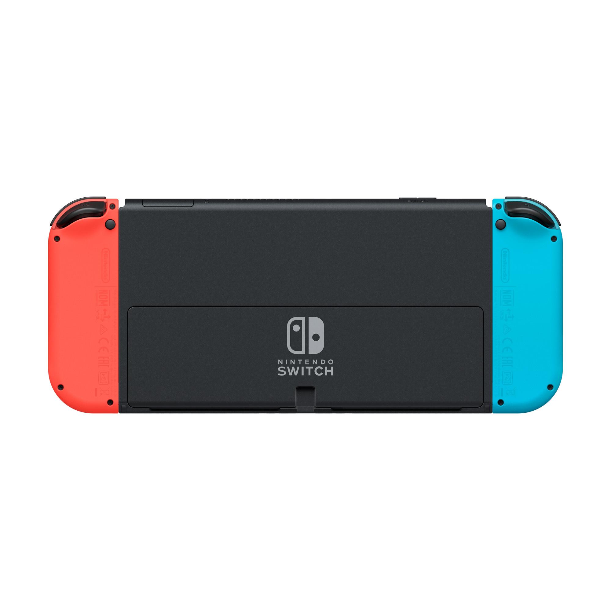 Produktbild Nintendo Switch - Konsole Neon-Rot / Neon-Blau (OLED-Modell) 6 von 7