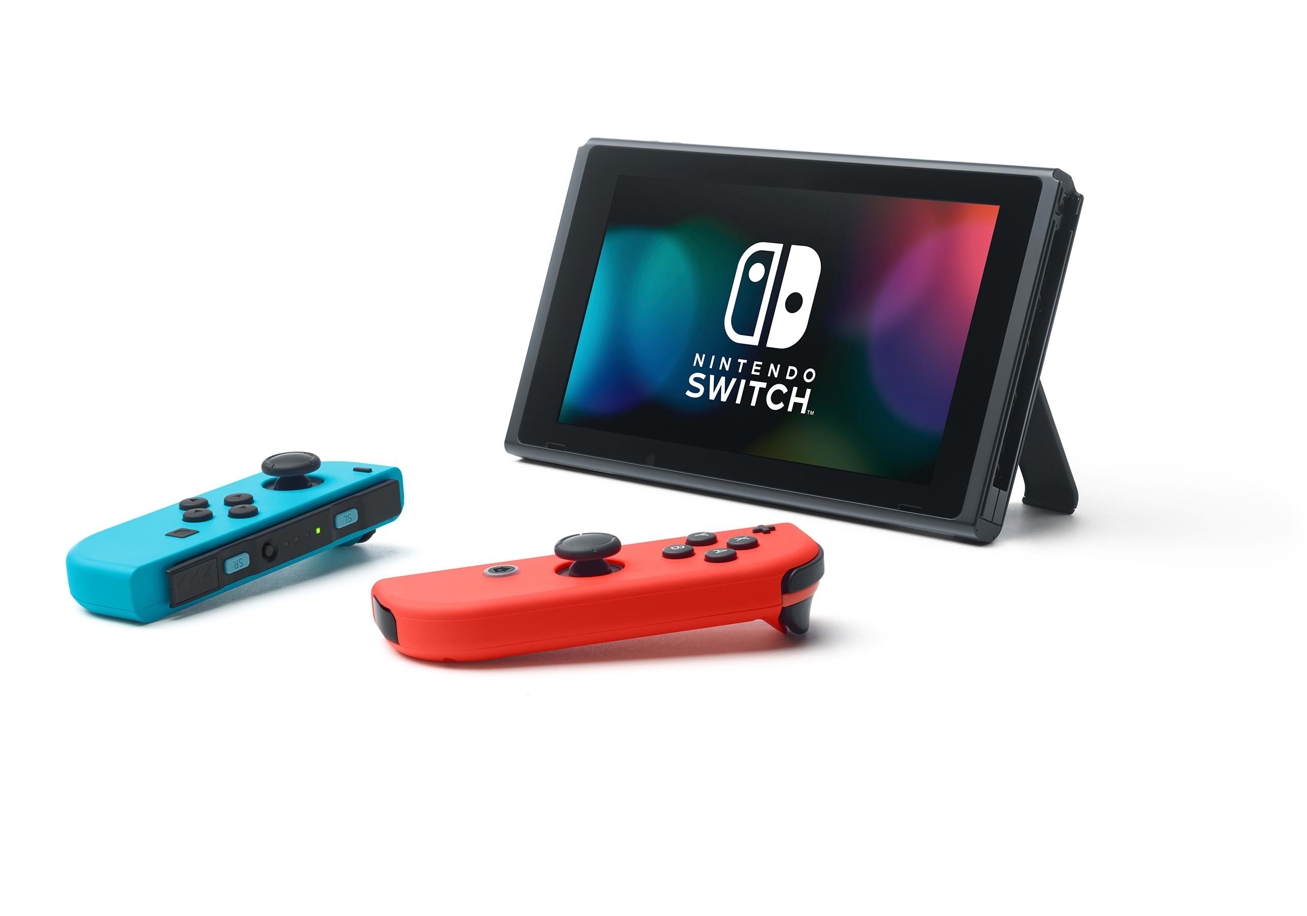Produktbild Nintendo Switch - Konsole Neon-Rot / Neon-Blau 4 von 6
