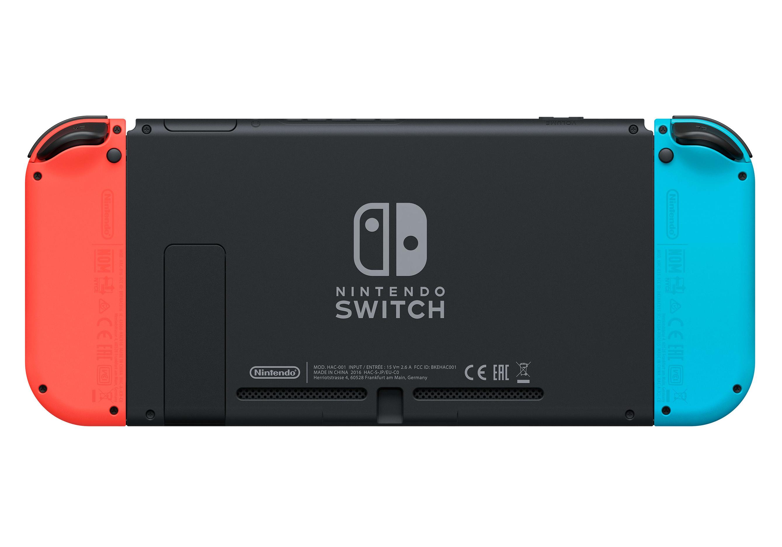 Produktbild Nintendo Switch - Konsole Neon-Rot / Neon-Blau 6 von 6