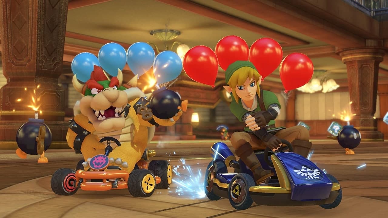 Produktbild Nintendo Switch™ – OLED-Modell (weiß) + Mario Kart 8 Deluxe + Nintendo Switch Online – 12-monatige Einzelmitgliedschaft 4 von 5