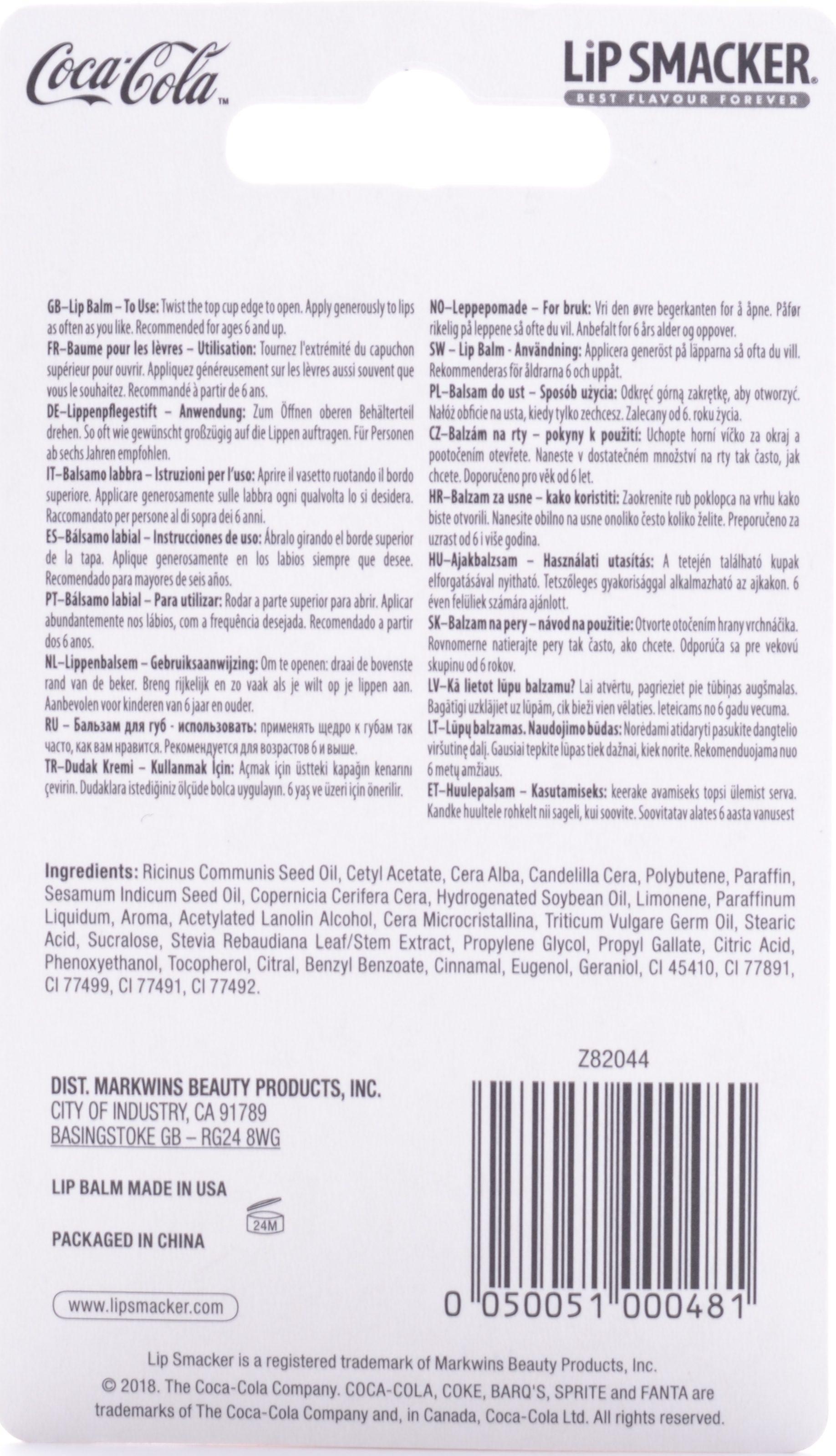 Produktbild LIP SMACKER - COCA COLA CUP - LIPPENPFLEGE 4 von 4
