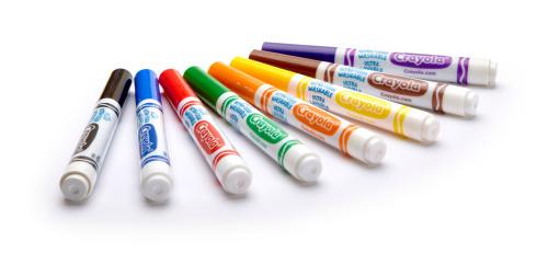 Produktbild Crayola - 8 Ultra Clean aus- und abwaschbare Filzstifte 2 von 3