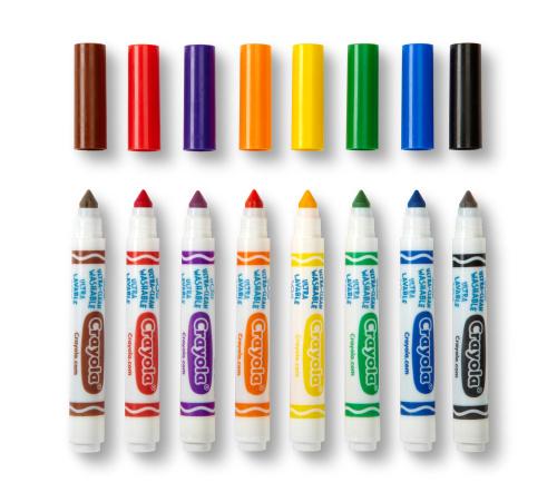 Produktbild Crayola - 8 Ultra Clean aus- und abwaschbare Filzstifte 3 von 3