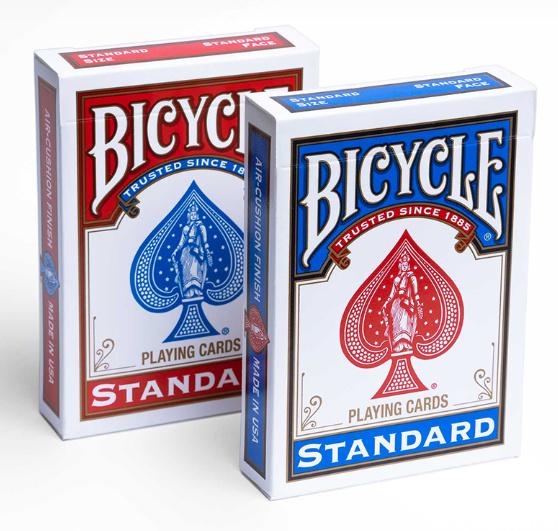 Bicycle - tandard – Rot&Blau, Spielkarten-Set