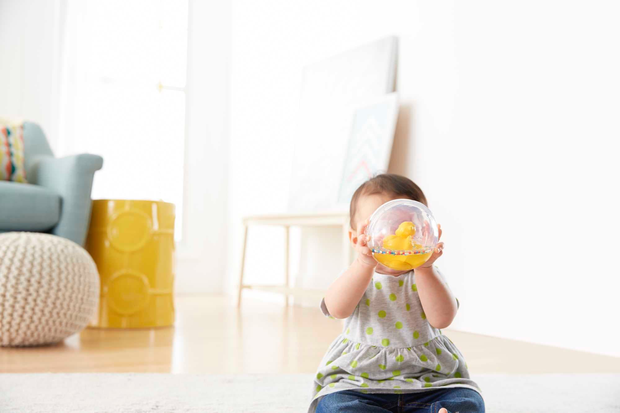 Produktbild Fisher-Price Entchenball, Baby-Spielzeug, Badewannen-Spielzeug, Baby Ball 3 von 10