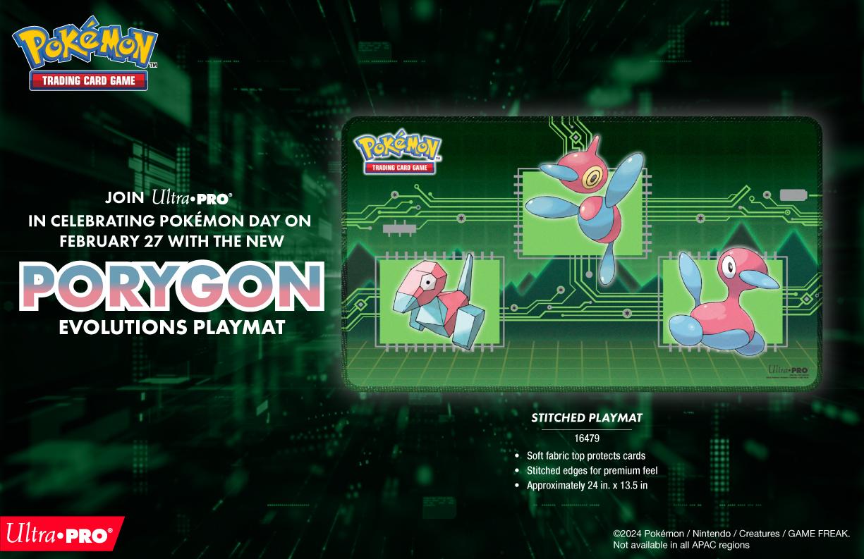 Produktbild POKÉMON Sammelkartenspiel - Porygon Evolutions Stitched Playmat 4 von 6