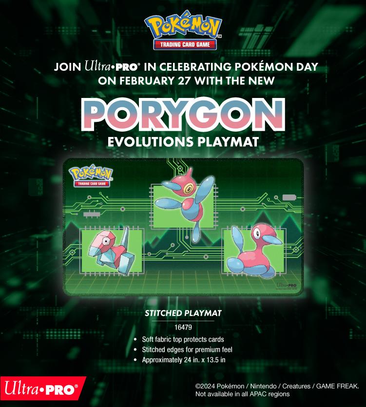 Produktbild POKÉMON Sammelkartenspiel - Porygon Evolutions Stitched Playmat 3 von 6