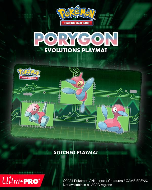 Produktbild POKÉMON Sammelkartenspiel - Porygon Evolutions Stitched Playmat 2 von 6