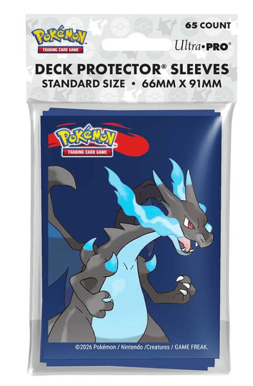 ULTRA PRO Pokémon Mega Glurak X Deck Protector Hüllen 65 Stück