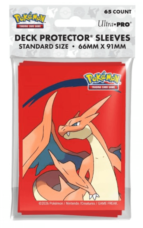 ULTRA PRO Pokémon Mega Glurak Y Deck Protector Hüllen 65 Stück