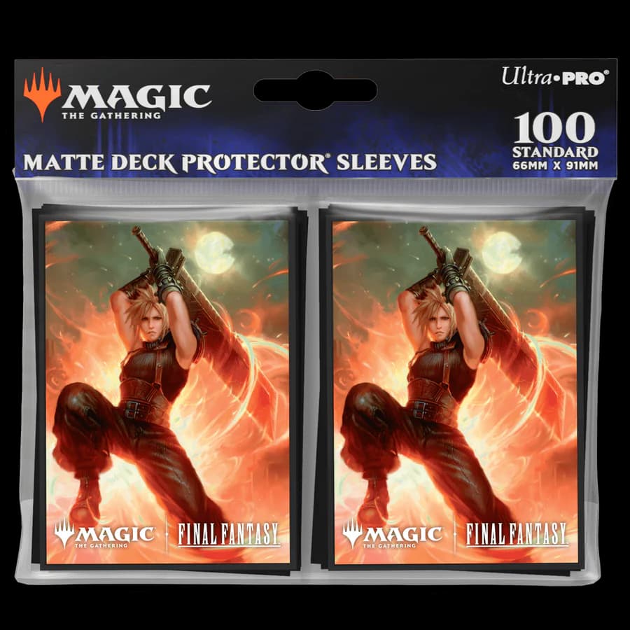 Magic: The Gathering®—FINAL FANTASY™ Cloud, Ex-SOLDIER (Commander) 100ct Deck Protector Sleeves