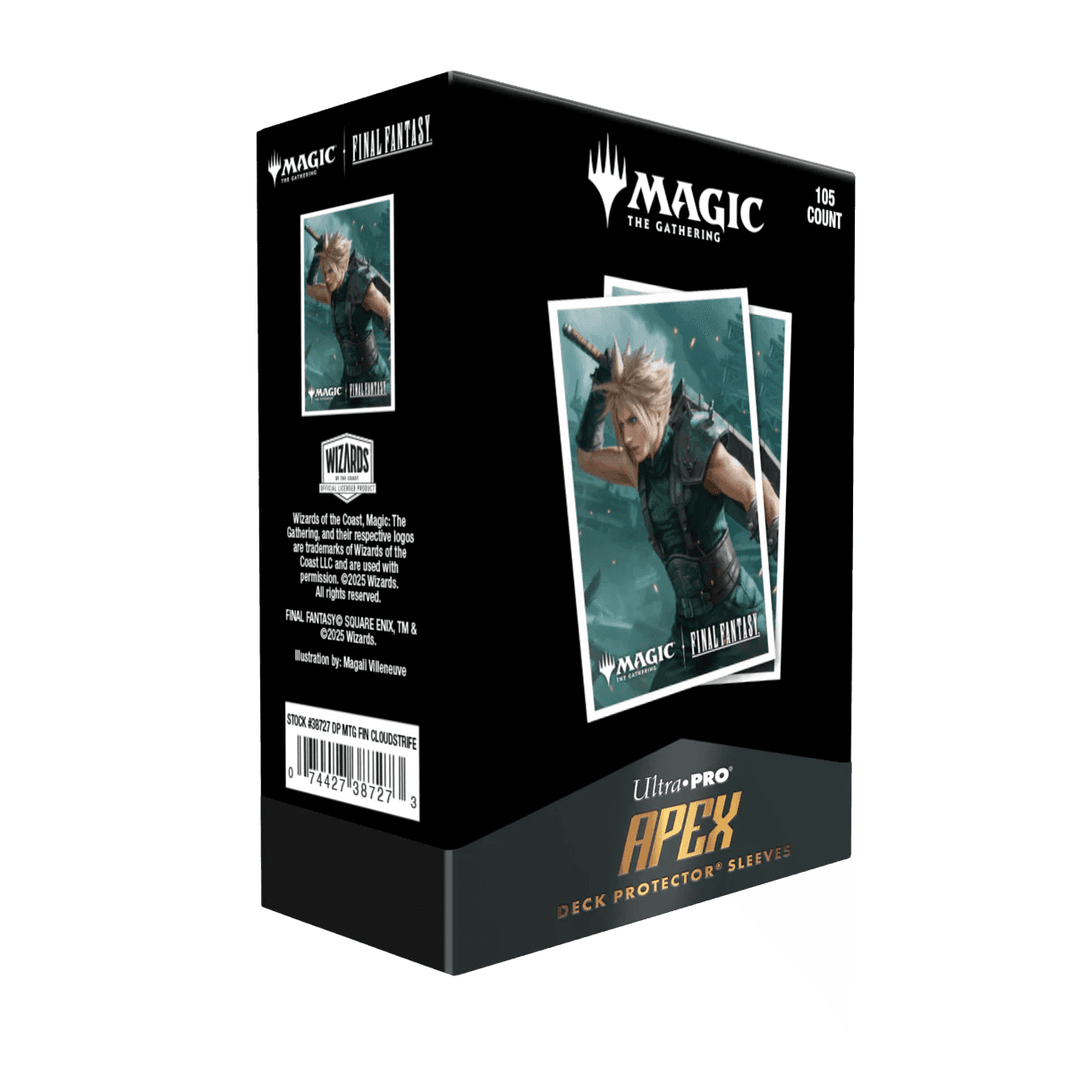 Produktbild Magic: The Gathering®—FINAL FANTASY™ Cloud, Planet's Champion 105ct APEX Deck Protector™ Sleeves 2 von 2