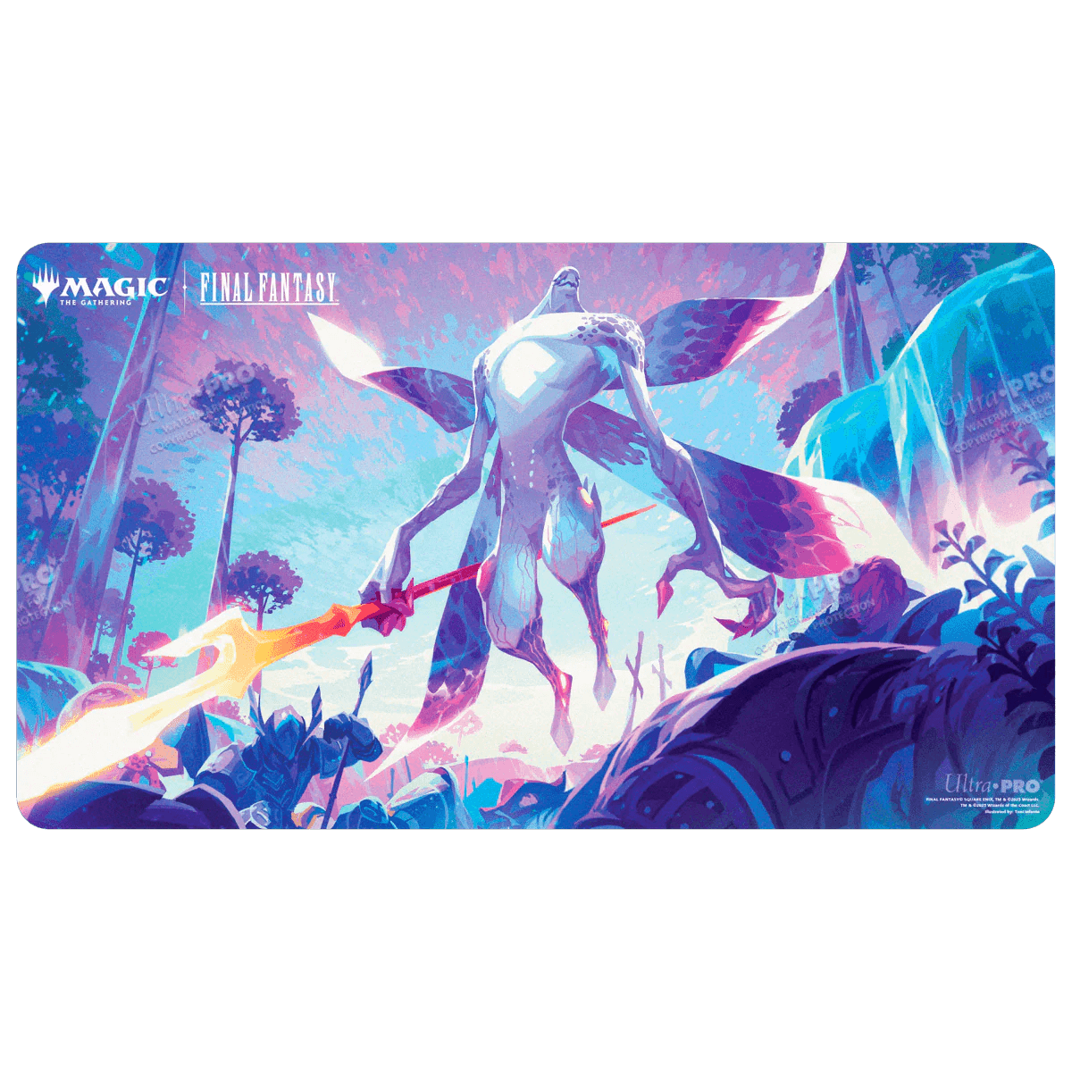 Ultra Pro Magic: The Gathering – FINAL FANTASY Absolute Virtue Playmat, offiziell lizenziert, rutschfest, 61 × 34 cm
