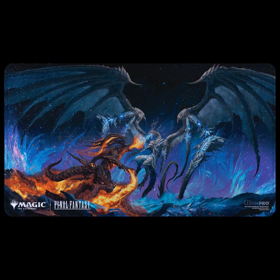 Magic: The Gathering®—FINAL FANTASY™ Bahamut and Ifrit Holofoil Playmat
