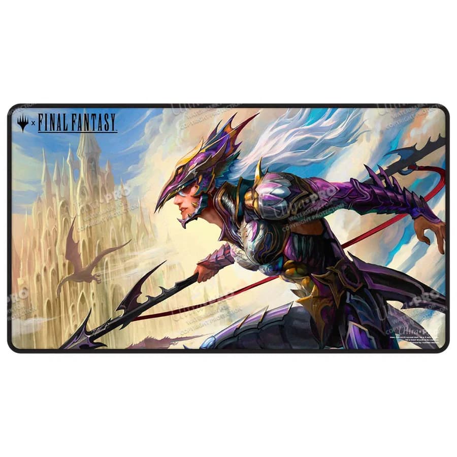 Magic: The Gathering®—FINAL FANTASY™ Kain, Traitorous Dragoon Black Stitched Playmat
