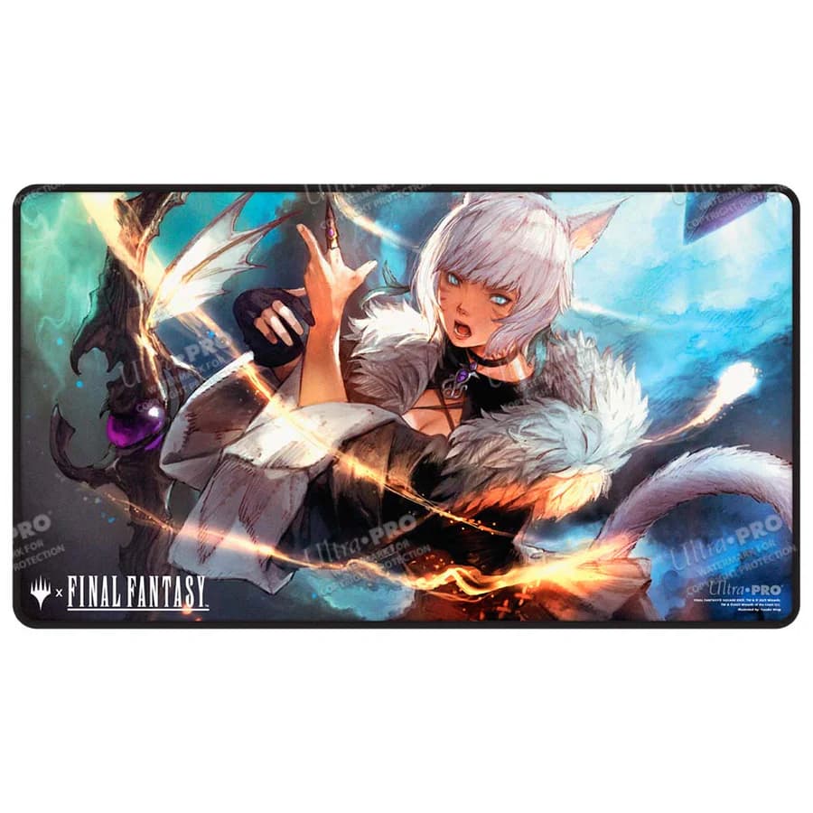 Magic: The Gathering®—FINAL FANTASY™ Y'shtola Rhul Black Stitched Playmat