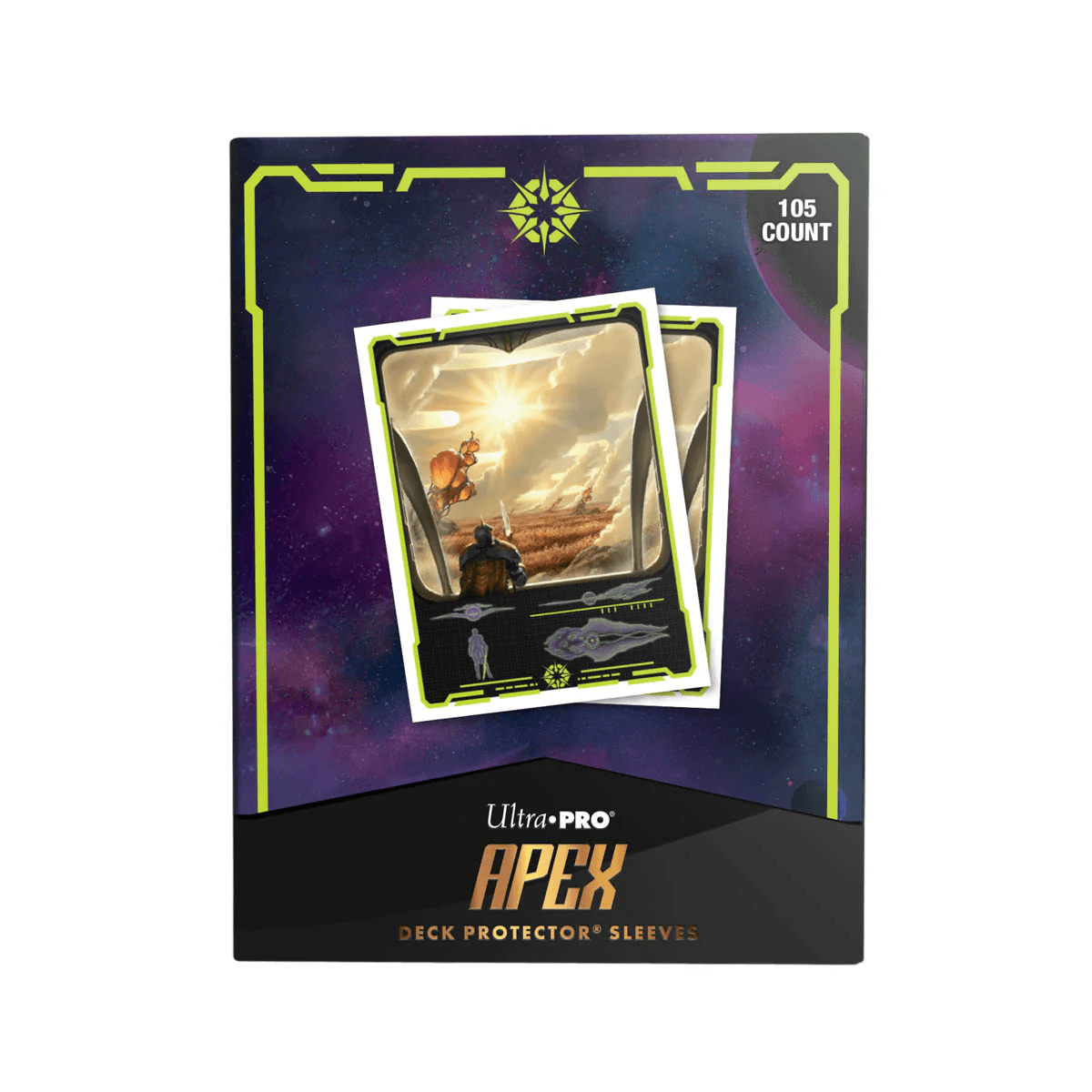 ULTRA PRO Edge of Eternities Adagia, Windswept Bastion 105ct APEX Deck Protector Sleeves for Magic: The Gathering