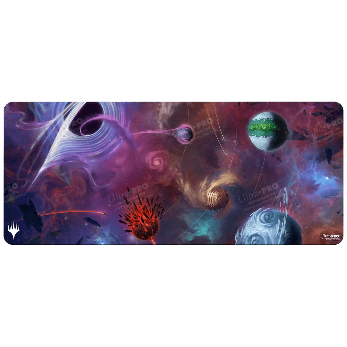 Ultra Pro Magic: The Gathering – Edge of Eternities Solar System 6ft Table Playmat, offiziell lizenziert, rutschfest
