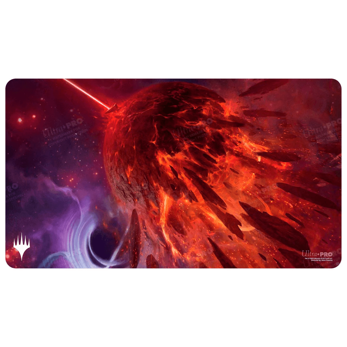 Ultra PRO Edge of Eternities Kavaron Memorial World Playmat – Mythic Land Red – Magic: The Gathering Zubehör