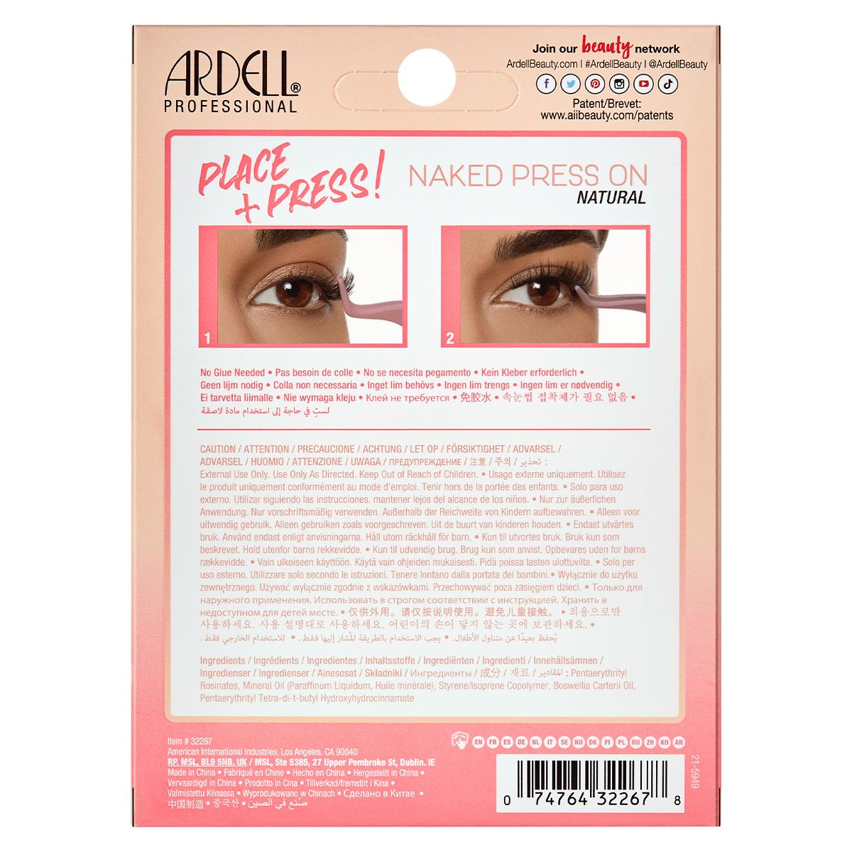 Produktbild ARDELL Künstliche Wimpern Naked Press On Natural 4 von 5