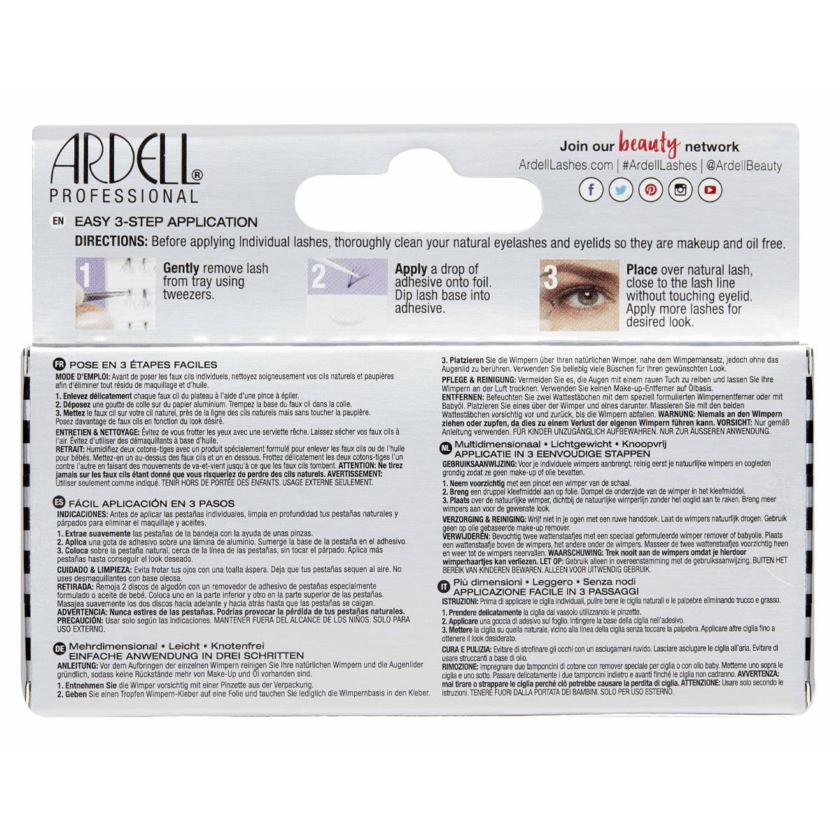 Produktbild ARDELL Einzelwimpern 3D fauxmink Individuals Medium 2 von 4