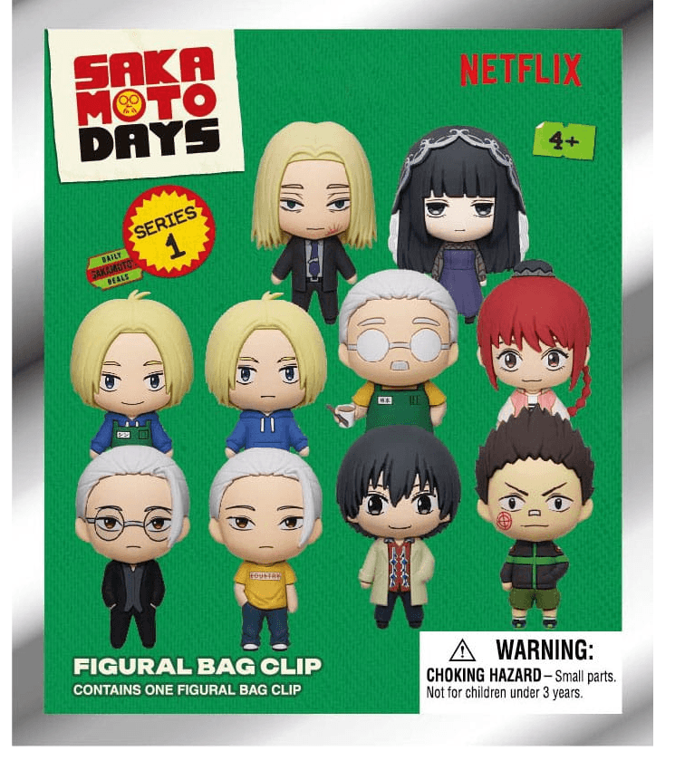 167,76 €Monogram Int. - Sakamoto Days 3D PVC-Taschenanhänger Series 1, sortiert, 1 Stück