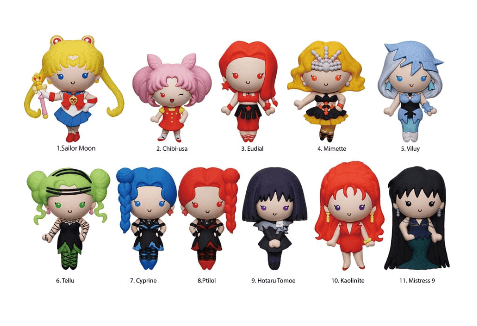 Produktbild Sailor Moon 3D PVC-Taschenanhänger Series 8, sortiert, 1 Stück 2 von 2