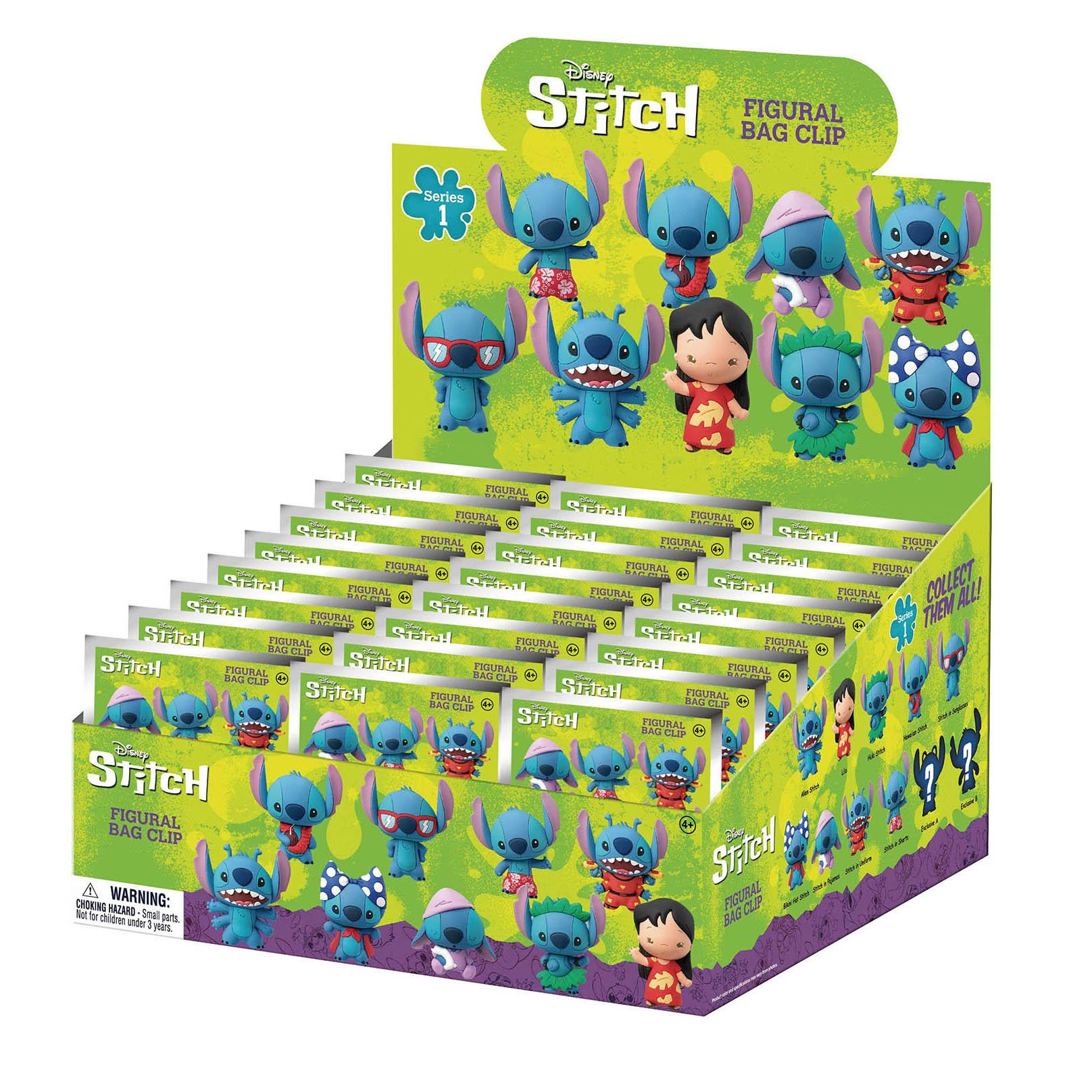 Produktbild Disney Stitch Anhänger Serie 1 Taschenclip - sortiert - eine Packung enthält eine zufällige Figur 2 von 3