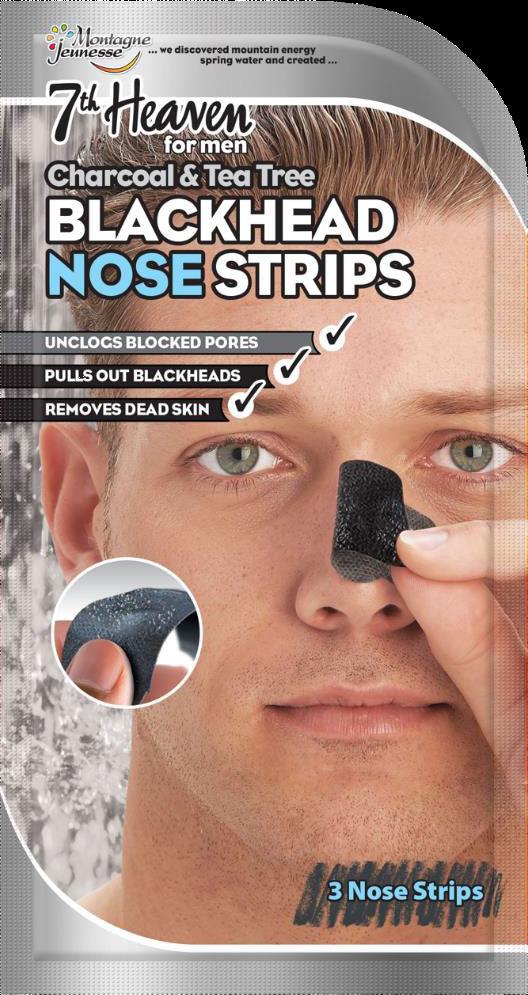 Montagne Jeunesse 7th Heaven Men Nasenstrips Charcoal