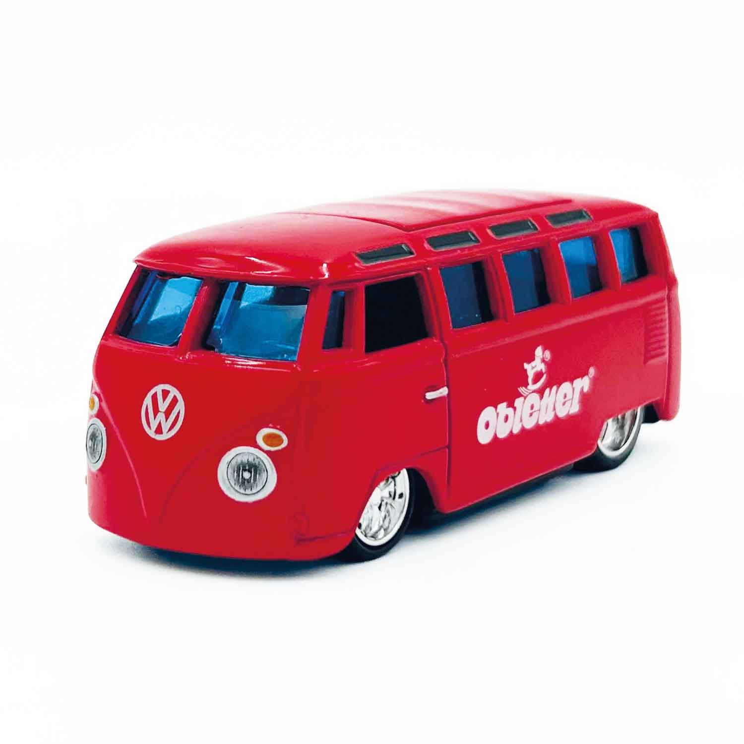Produktbild Bauer - Maisto VW Samba Bus Obletter, 1:64, 8 cm, rot 4 von 6