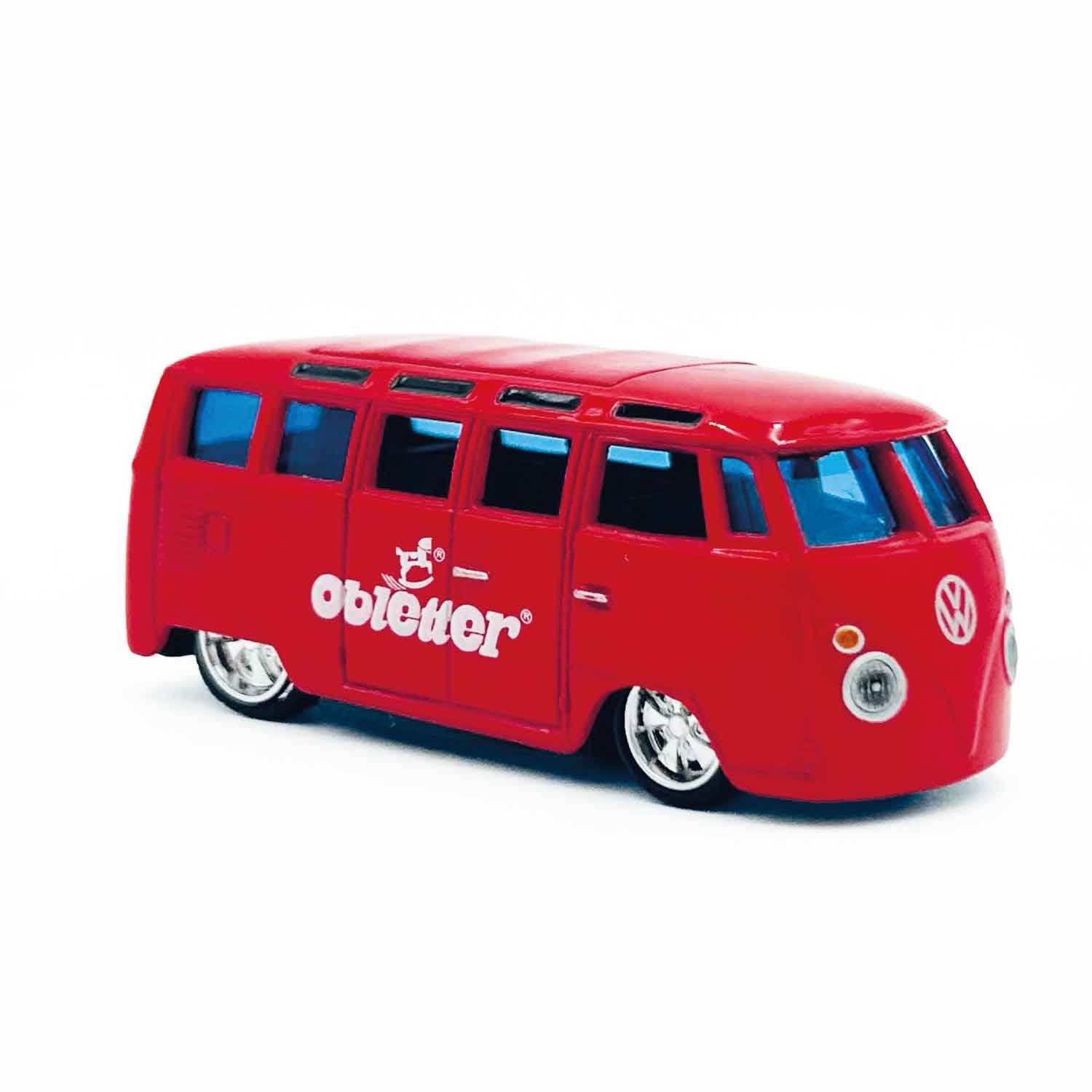 Produktbild Bauer - Maisto VW Samba Bus Obletter, 1:64, 8 cm, rot 3 von 6