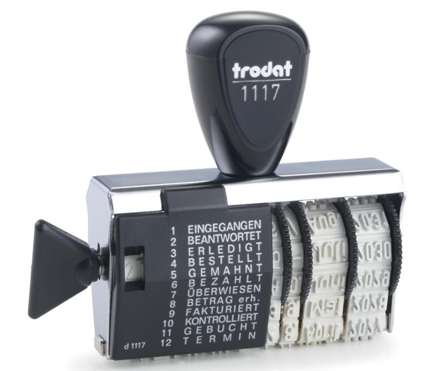 WEDO® Wortband-Stempel mit Datum